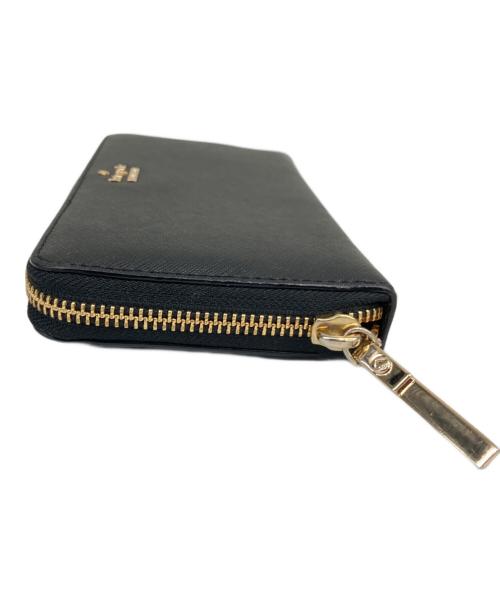 Kate Spade（ケイトスペード）Kate Spade (ケイトスペード) 長財布 サフィアーノ ブラックの古着・服飾アイテム