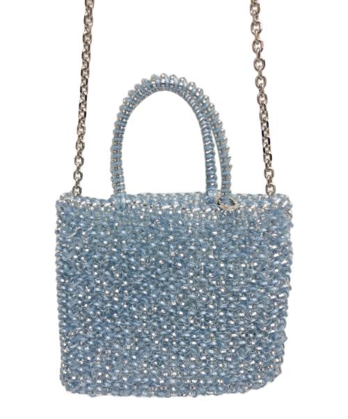 ANTEPRIMA（アンテプリマ）ANTEPRIMA (アンテプリマ) ワイヤーバッグ ブルーの古着・服飾アイテム