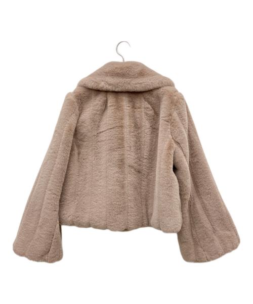HER LIP TO（ハーリップトゥ）Her lip to (ハーリップトゥ) Winter Love Faux Fur Coat ファーコート ピンク サイズ:Mの古着・服飾アイテム