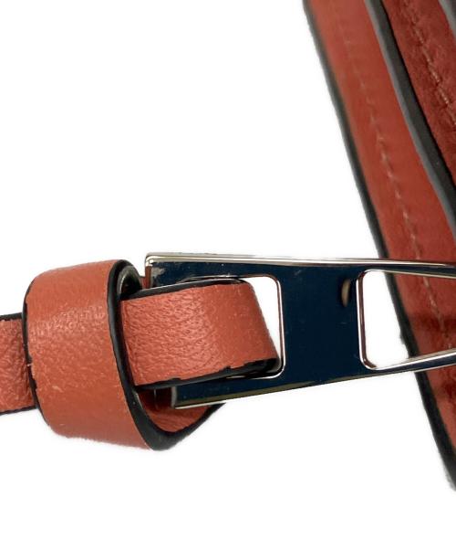 LOEWE（ロエベ）LOEWE (ロエベ) コンパクト ジップウォレット ベージュ×オレンジの古着・服飾アイテム