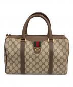 GUCCIグッチ）の古着「ボストンバッグ OLD GUCCI」｜ベージュ