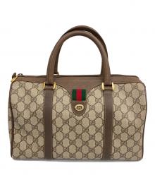 GUCCI（グッチ）の古着「ボストンバッグ OLD GUCCI」｜ベージュ