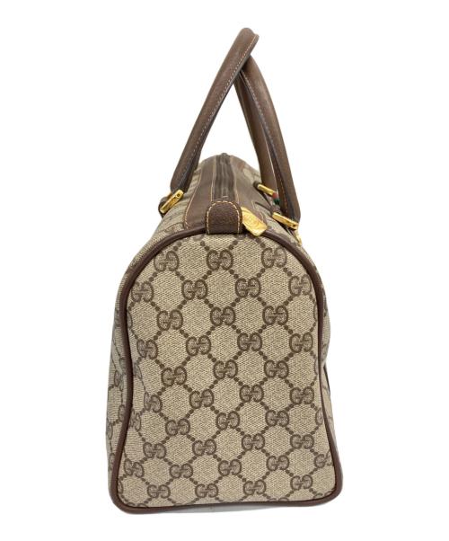 GUCCI（グッチ）GUCCI (グッチ) ボストンバッグ OLD GUCCI ベージュの古着・服飾アイテム