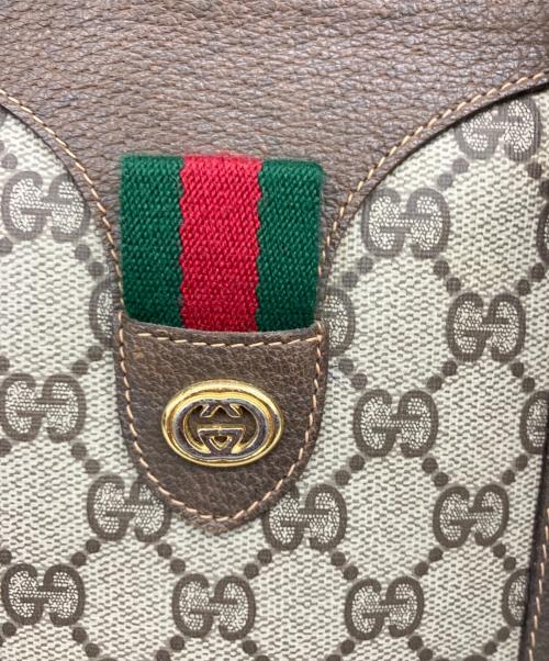 GUCCI（グッチ）GUCCI (グッチ) ボストンバッグ OLD GUCCI ベージュの古着・服飾アイテム