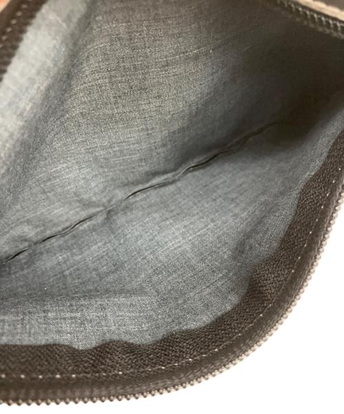 jack gomme（ジャックゴム）jack gomme (ジャックゴム) ポーチ付きトートバッグ シルバー色の古着・服飾アイテム