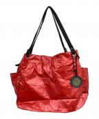 jack gommeジャックゴム）の古着「ポーチ付きハンドバッグ」｜レッド