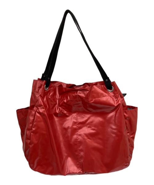 jack gomme（ジャックゴム）jack gomme (ジャックゴム) ポーチ付きハンドバッグ レッドの古着・服飾アイテム