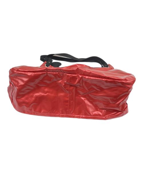jack gomme（ジャックゴム）jack gomme (ジャックゴム) ポーチ付きハンドバッグ レッドの古着・服飾アイテム