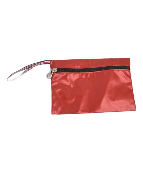jack gomme（ジャックゴム）jack gomme (ジャックゴム) ポーチ付きハンドバッグ レッドの古着・服飾アイテム