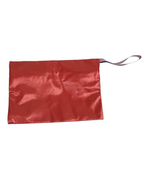 jack gomme（ジャックゴム）jack gomme (ジャックゴム) ポーチ付きハンドバッグ レッドの古着・服飾アイテム