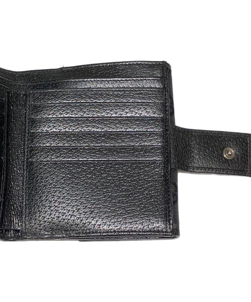 GUCCI（グッチ）GUCCI (グッチ) 2つ折り財布 ブラックの古着・服飾アイテム
