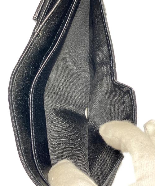 GUCCI（グッチ）GUCCI (グッチ) 2つ折り財布 ブラックの古着・服飾アイテム