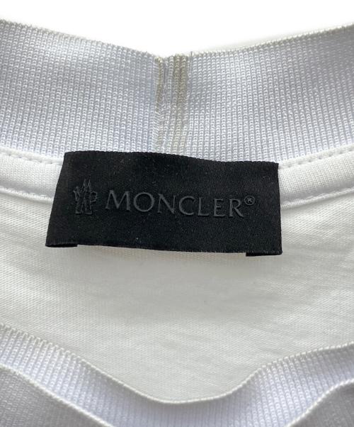 MONCLER（モンクレール）MONCLER (モンクレール) MAGLIA T-SHIRT ホワイト サイズ:Sの古着・服飾アイテム