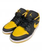 NIKEナイキ）の古着「ローカットスニーカー」｜イエロー×ブラック