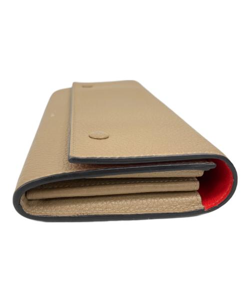 CELINE（セリーヌ）CELINE (セリーヌ) 長財布 ラージフラップマルチファンクション ベージュの古着・服飾アイテム