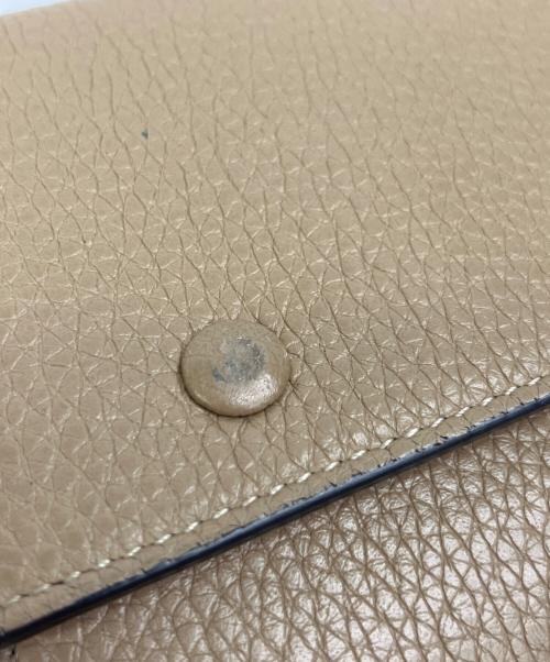 CELINE（セリーヌ）CELINE (セリーヌ) 長財布 ラージフラップマルチファンクション ベージュの古着・服飾アイテム