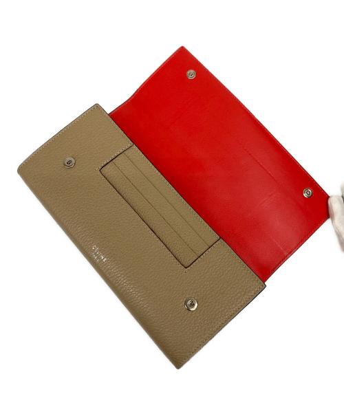 CELINE（セリーヌ）CELINE (セリーヌ) 長財布 ラージフラップマルチファンクション ベージュの古着・服飾アイテム