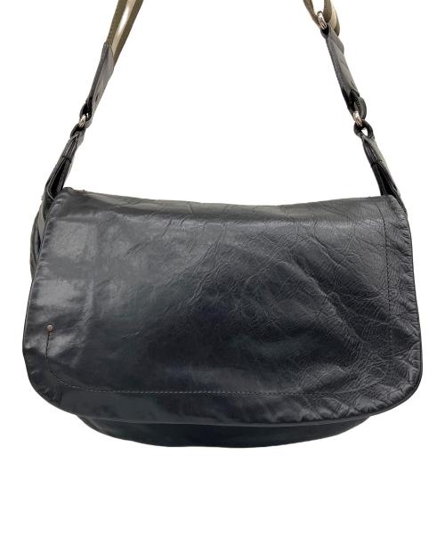 BALLY（バリー）BALLY (バリー) フラップショルダーバッグ ブラックの古着・服飾アイテム