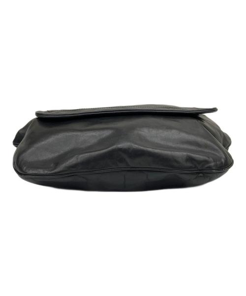 BALLY（バリー）BALLY (バリー) フラップショルダーバッグ ブラックの古着・服飾アイテム