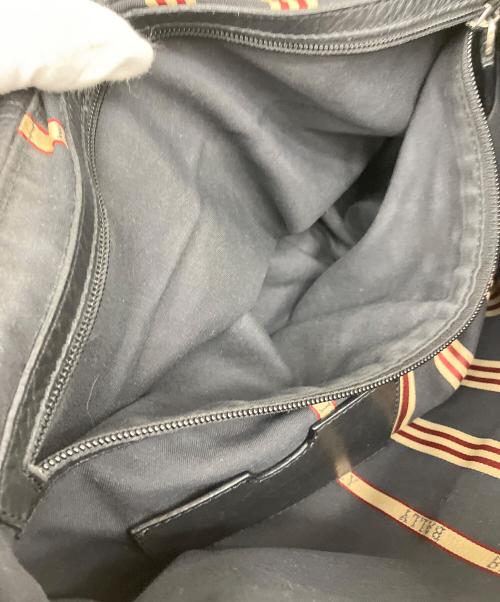 BALLY（バリー）BALLY (バリー) フラップショルダーバッグ ブラックの古着・服飾アイテム