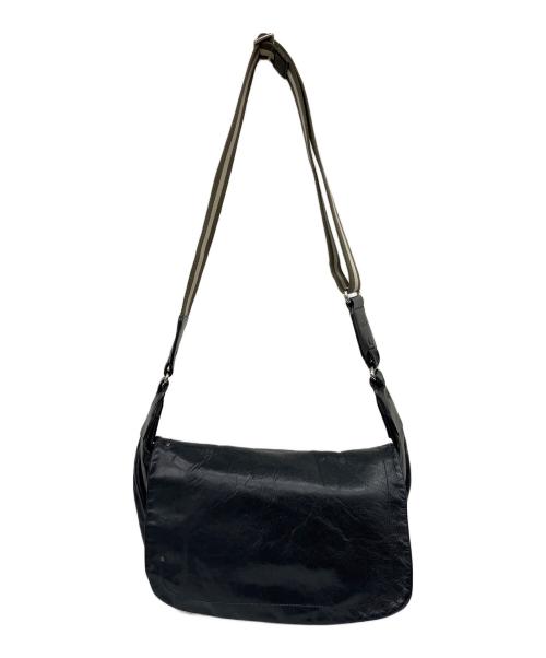 BALLY（バリー）BALLY (バリー) フラップショルダーバッグ ブラックの古着・服飾アイテム