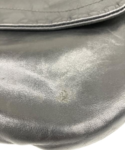 BALLY（バリー）BALLY (バリー) フラップショルダーバッグ ブラックの古着・服飾アイテム