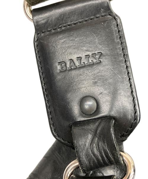 BALLY（バリー）BALLY (バリー) フラップショルダーバッグ ブラックの古着・服飾アイテム