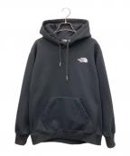 THE NORTH FACEザ ノース フェイス）の古着「パーカー　BACK SPUARE LOGO HOODIE」｜ブラック
