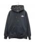 THE NORTH FACE（ザ ノース フェイス）の古着「パーカー　BACK SPUARE LOGO HOODIE」｜ブラック
