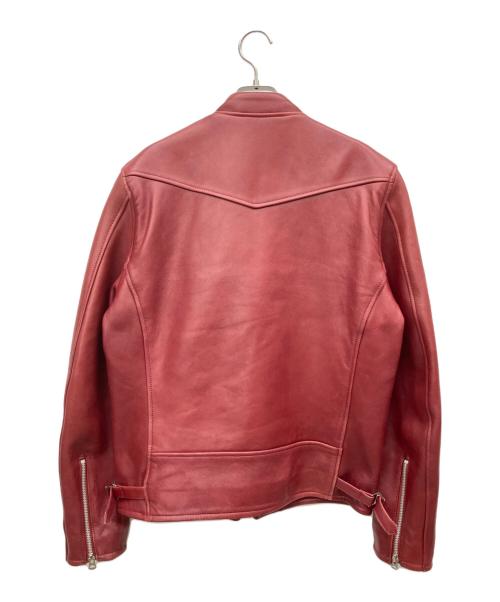 Schott（ショット）Schott (ショット) シングルライダースジャケット ワインレッド サイズ:Lの古着・服飾アイテム