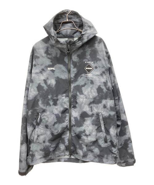 F.C.R.B.（エフシーレアルブリストル）F.C.R.B. (エフシーレアルブリストル) NYLON HOODED BLOUSON グレー サイズ:XLの古着・服飾アイテム