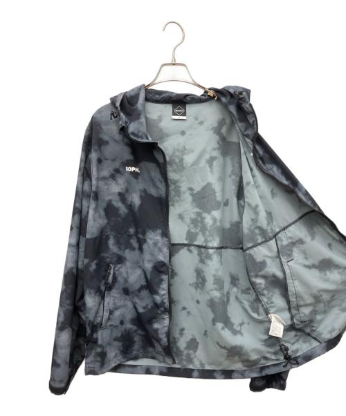 F.C.R.B.（エフシーレアルブリストル）F.C.R.B. (エフシーレアルブリストル) NYLON HOODED BLOUSON グレー サイズ:XLの古着・服飾アイテム