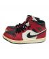 NIKE (ナイキ) Air Jordan 1 Mid（エアジョーダン1） レッド サイズ:25.5：8000円