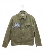TOYS MCCOY×TM&WarnerBrosトイズマッコイ×ワーナー・ブラザース）の古着「ミリタリージャケット ロードランナー」｜カーキ