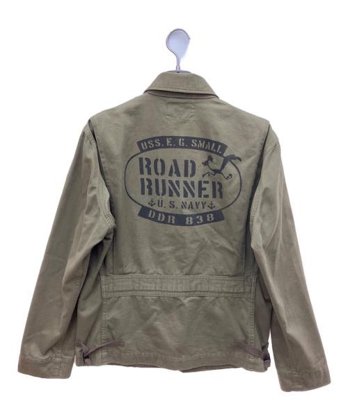 TOYS MCCOY（トイズマッコイ）TOYS McCOY (トイズマッコイ) TM&WarnerBros (ワーナー・ブラザース) ミリタリージャケット ロードランナー カーキ サイズ:Sの古着・服飾アイテム