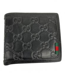 GUCCI（グッチ）の古着「2つ折り財布」｜ブラック