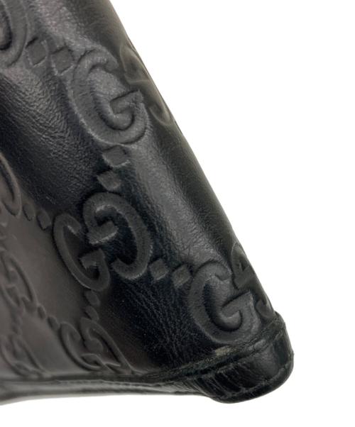 GUCCI（グッチ）GUCCI (グッチ) 2つ折り財布 ブラックの古着・服飾アイテム