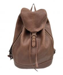 土屋鞄（ツチヤカバン）の古着「レザーリュック」｜ブラウン