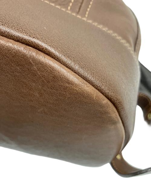 土屋鞄（ツチヤカバン）土屋鞄 (ツチヤカバン) レザーリュック ブラウンの古着・服飾アイテム