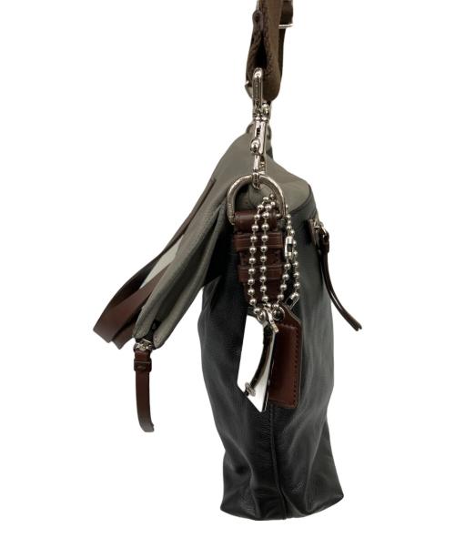 COACH（コーチ）COACH (コーチ) 2WAYバッグ トンプソン グレー×ブラックの古着・服飾アイテム