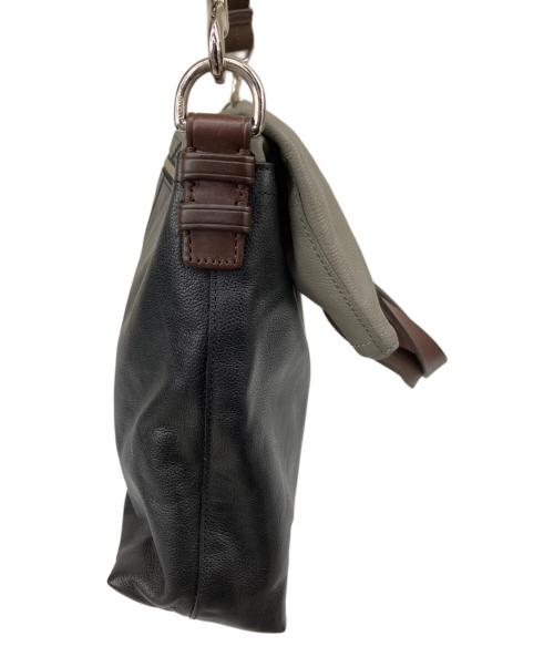 COACH（コーチ）COACH (コーチ) 2WAYバッグ トンプソン グレー×ブラックの古着・服飾アイテム