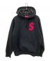 Supreme（シュプリーム）の古着「S LOGO HOODED SWEATSHIRT」｜ブラック