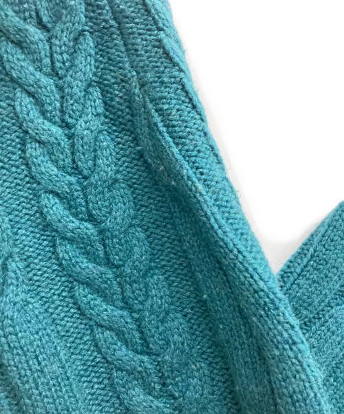 PALACE（パレス）PALACE (パレス) 厚手ニット CABLE KNIT グリーン サイズ:Mの古着・服飾アイテム