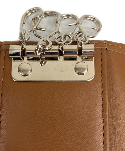 PAUL SMITH（ポールスミス）Paul Smith (ポールスミス) ダブルステッチキーケース ブラウンの古着・服飾アイテム