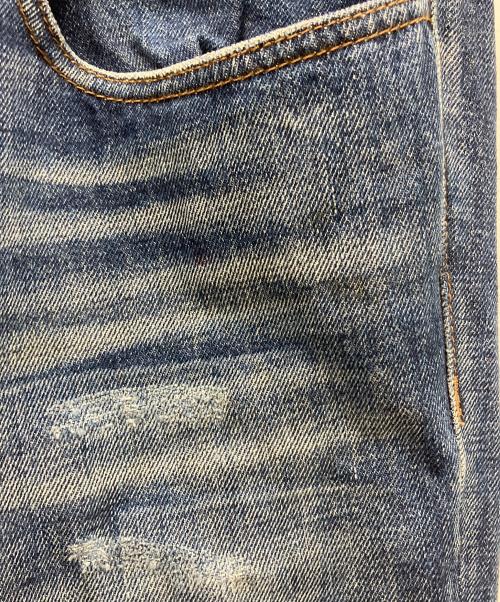 GUCCI（グッチ）GUCCI (グッチ) リペア加工デニムパンツ ブルー サイズ:54の古着・服飾アイテム