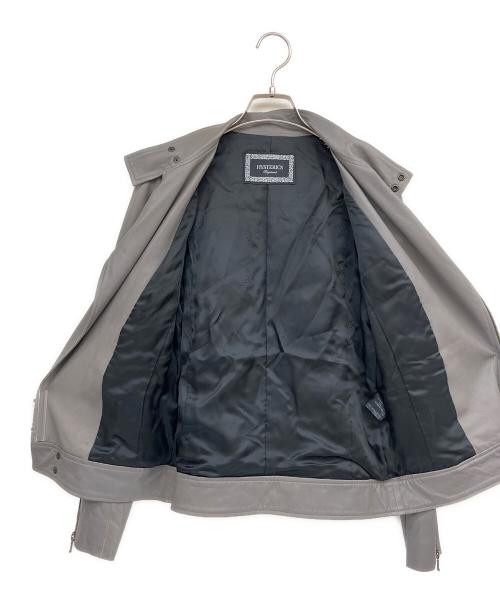 hysterics（ヒステリックス）hysterics (ヒステリックス) ライダースジャケット ベージュ サイズ:Freeの古着・服飾アイテム