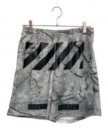 OFFWHITE（オフホワイト）の古着「MARBLE MESH SHORTS」｜グレー