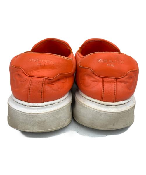 LOUIS VUITTON（ルイ ヴィトン）LOUIS VUITTON (ルイ ヴィトン) ビバリーヒルズライン モノグラムエンボスレザースリッポン オレンジ サイズ:26の古着・服飾アイテム