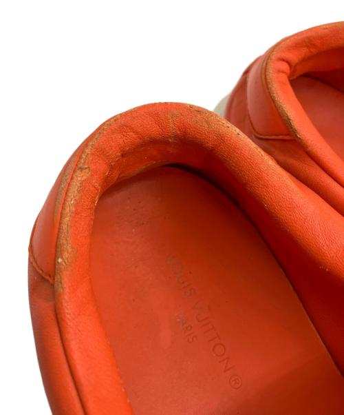 LOUIS VUITTON（ルイ ヴィトン）LOUIS VUITTON (ルイ ヴィトン) ビバリーヒルズライン モノグラムエンボスレザースリッポン オレンジ サイズ:26の古着・服飾アイテム