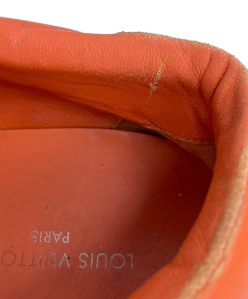 LOUIS VUITTON（ルイ ヴィトン）LOUIS VUITTON (ルイ ヴィトン) ビバリーヒルズライン モノグラムエンボスレザースリッポン オレンジ サイズ:26の古着・服飾アイテム